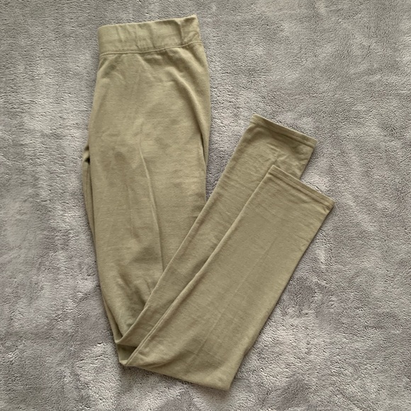Aerie Khaki Leggings - Picture 1 of 4